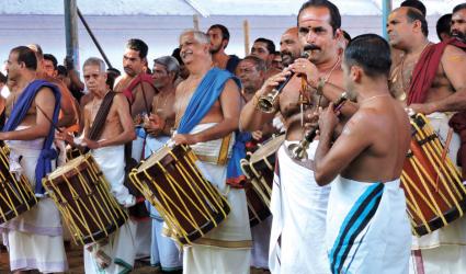 File photo of Melam led by Padmashri Peruvanam Kuttan Marar