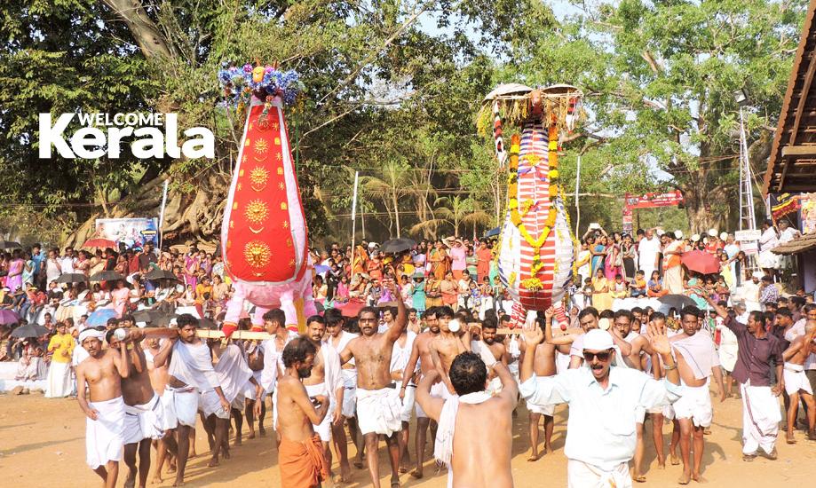 File photo; Kuthira Velavaravu at Kavalappara Aryankavu. 