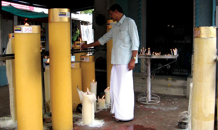 Thiritheliyikkal at St John Chapel / Kurisu Kappela, Holy Cross Church, Mapranam