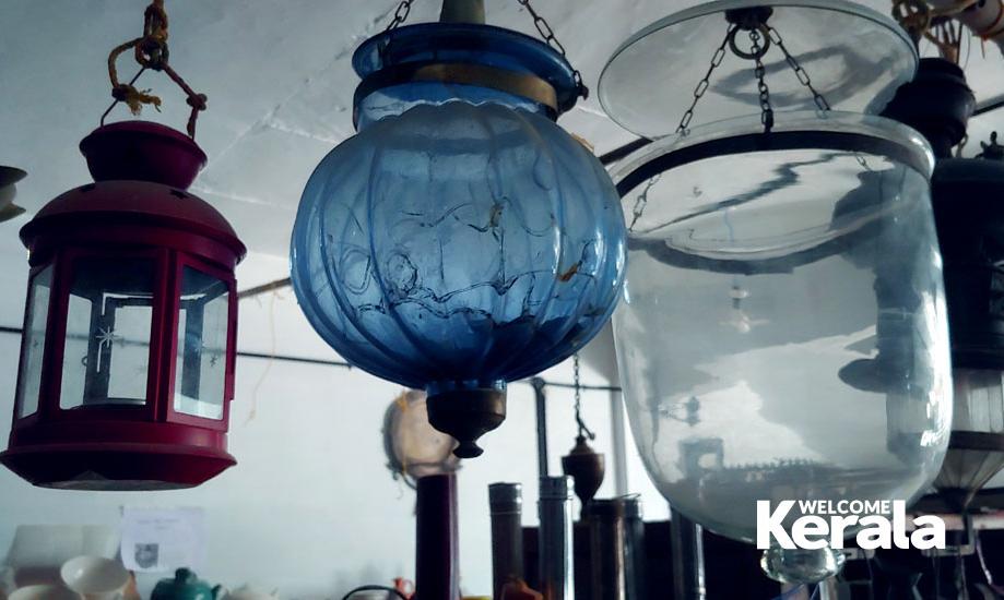 Different types of hanging candle lamps, a private collection collection of Mohammedkutty Karukantakathu Vakkayil 