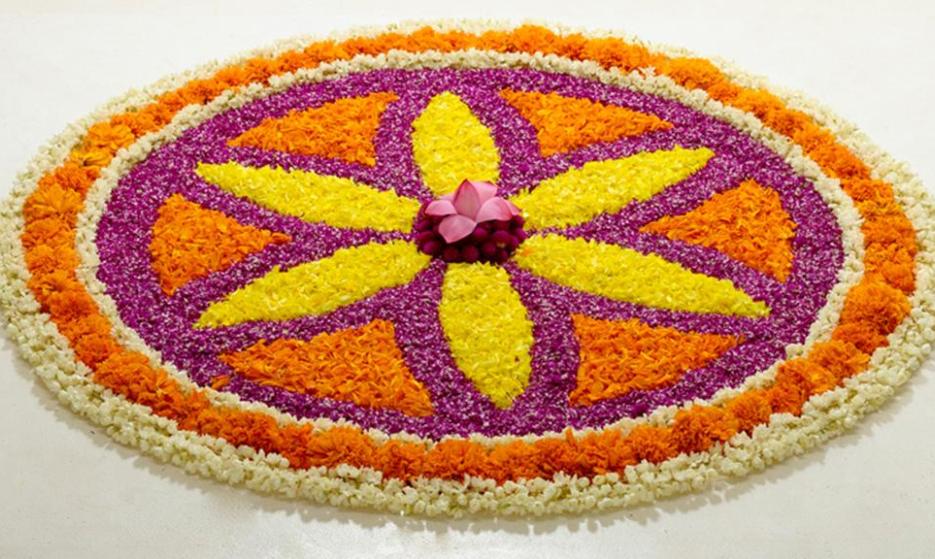 Onam Pookkalam - Kerala Tourism