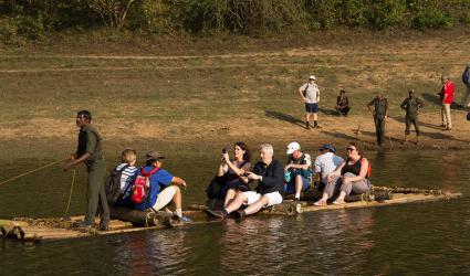 Bamboo Rafting at Periyar Tiger Reserve